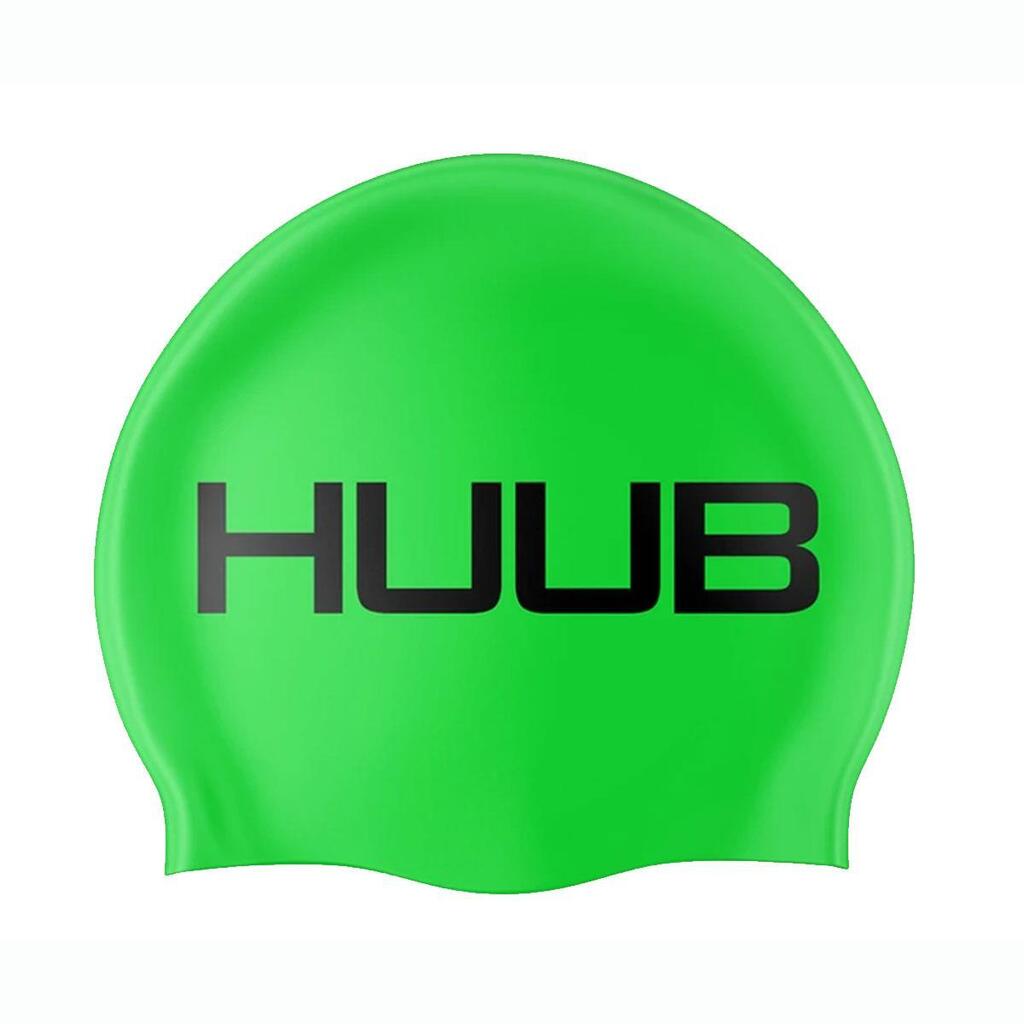 HUUB Silicone Swim Cap Fluo Green