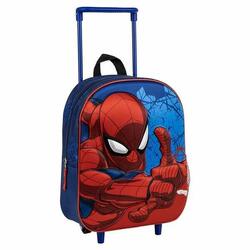 Cartable à roulettes Spider-Man Bleu