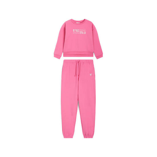 Tuta monocolore full-zip con cappuccio e bordi elastici