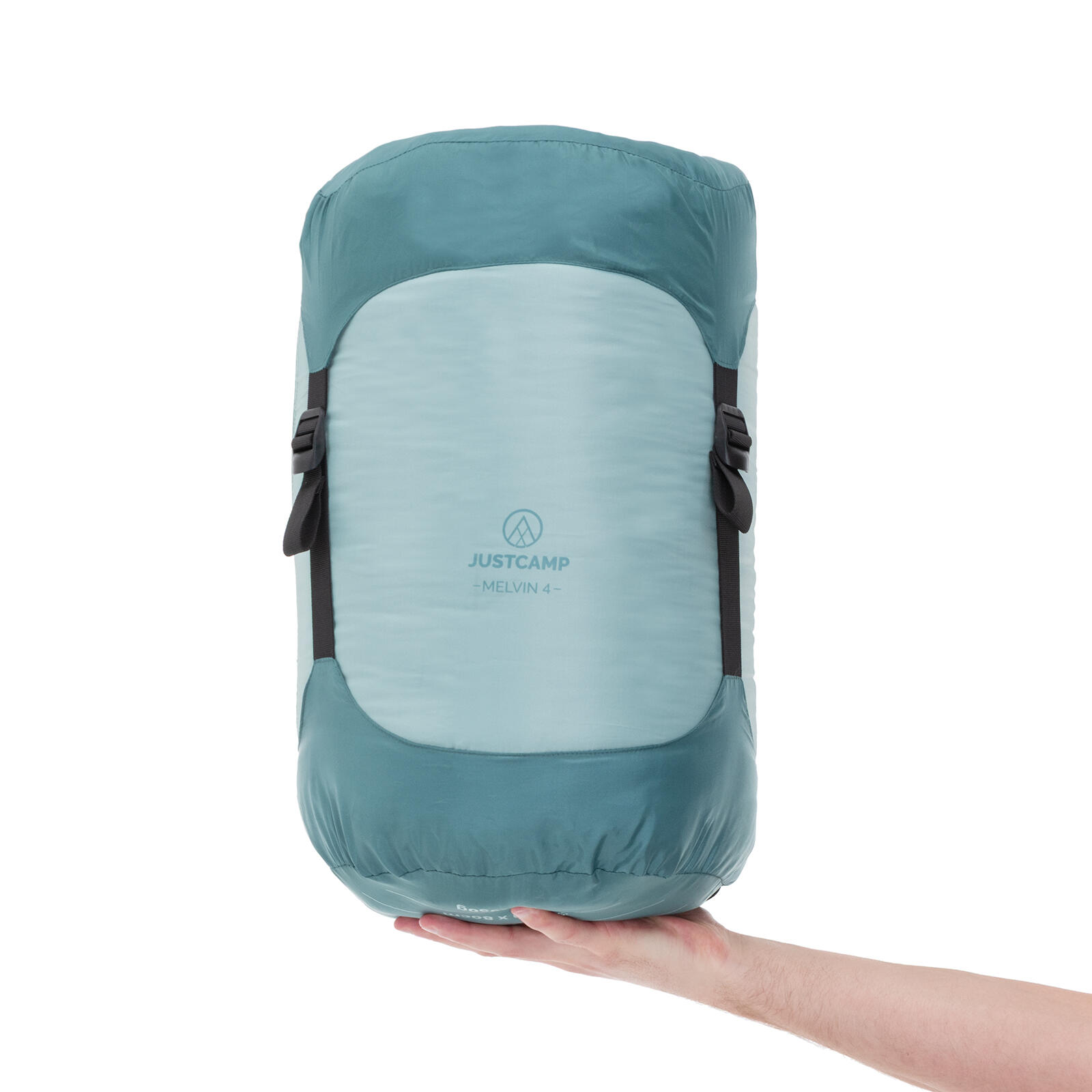 Justcamp Melvin sac de couchage large pour le camping - 3 saisons (4 - 25 °C) 5/7