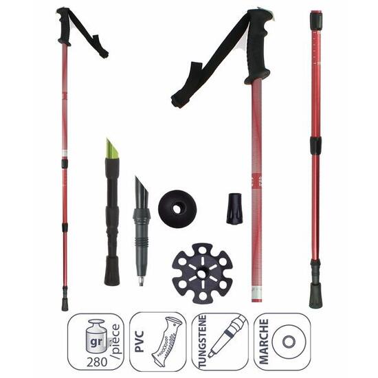 Bâton de randonnée aluminium Élémenterre Strollers