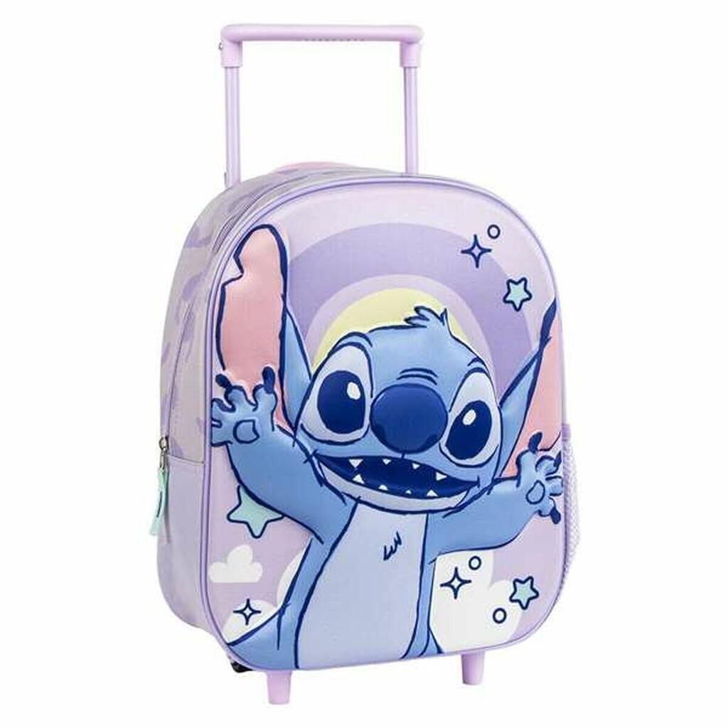 School Rucksack with Wheels Stitch 67 % Polyester