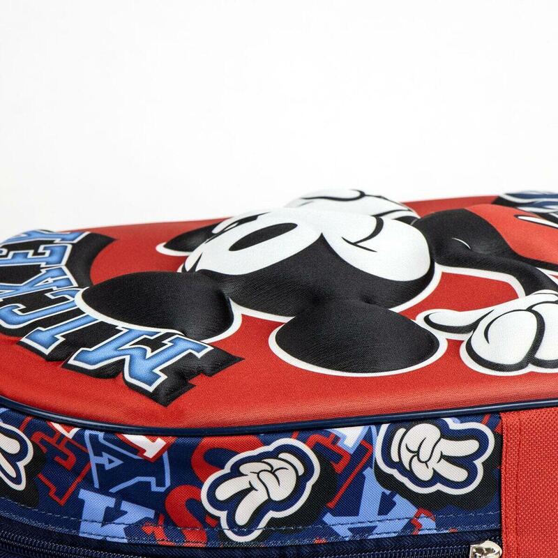 Ghiozdan cu Roți Mickey Mouse 67 % Poliester