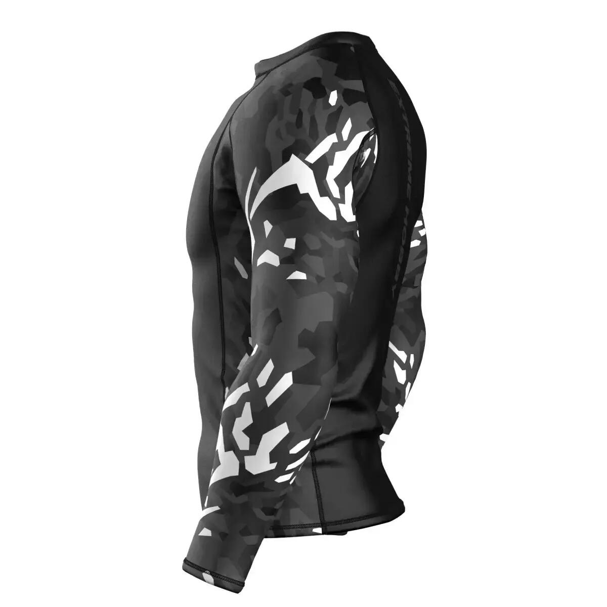 Langarm rashguard voor heren voor MMA EXTREME HOBBY BLACK PANTHER 4/6