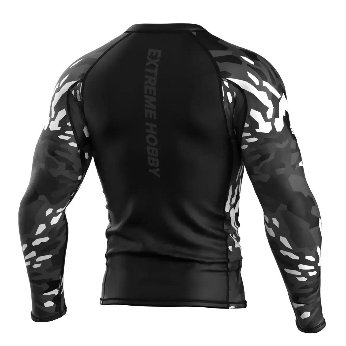 Langarm rashguard voor heren voor MMA EXTREME HOBBY BLACK PANTHER 2/6