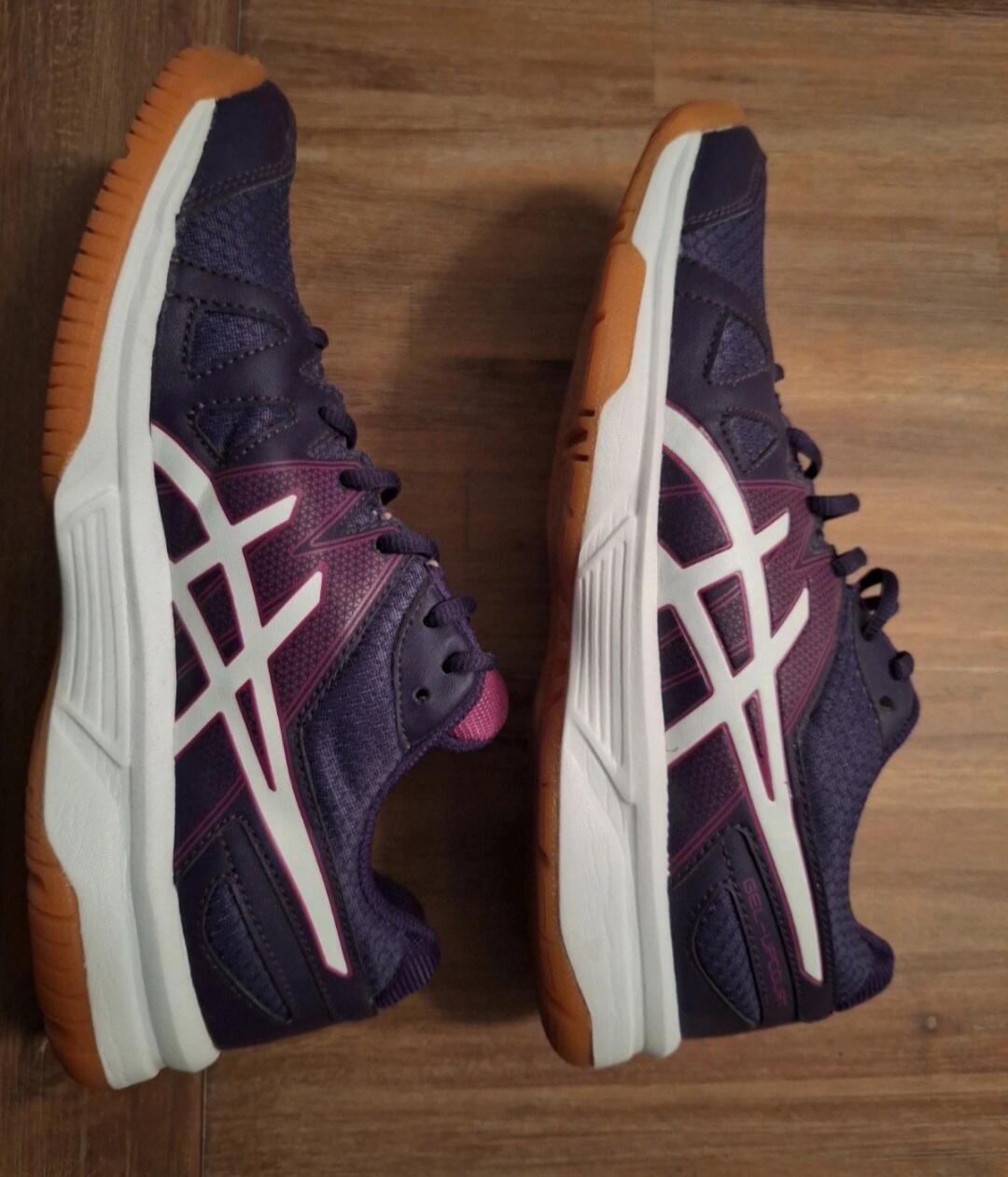 Entre Particuliers - Chaussures d'intérieur violettes Asics 2/4