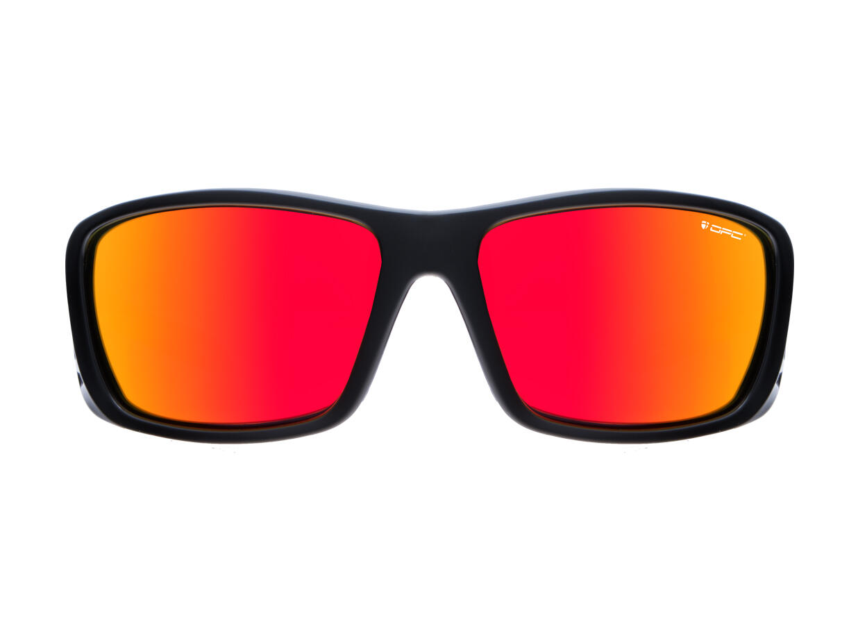 Okulary przeciwsłoneczne unisex OPC SPORT EVEREST Matt Black Red + ETUI 2/7