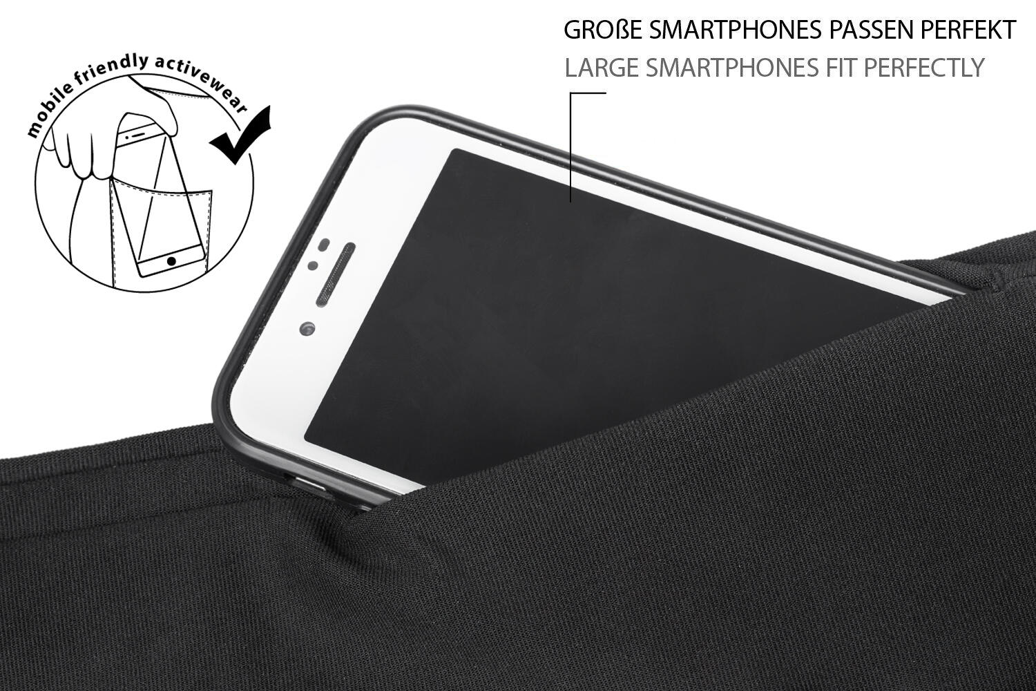 Formbelt Laufgürtel Plus für Handy-grau 6/7