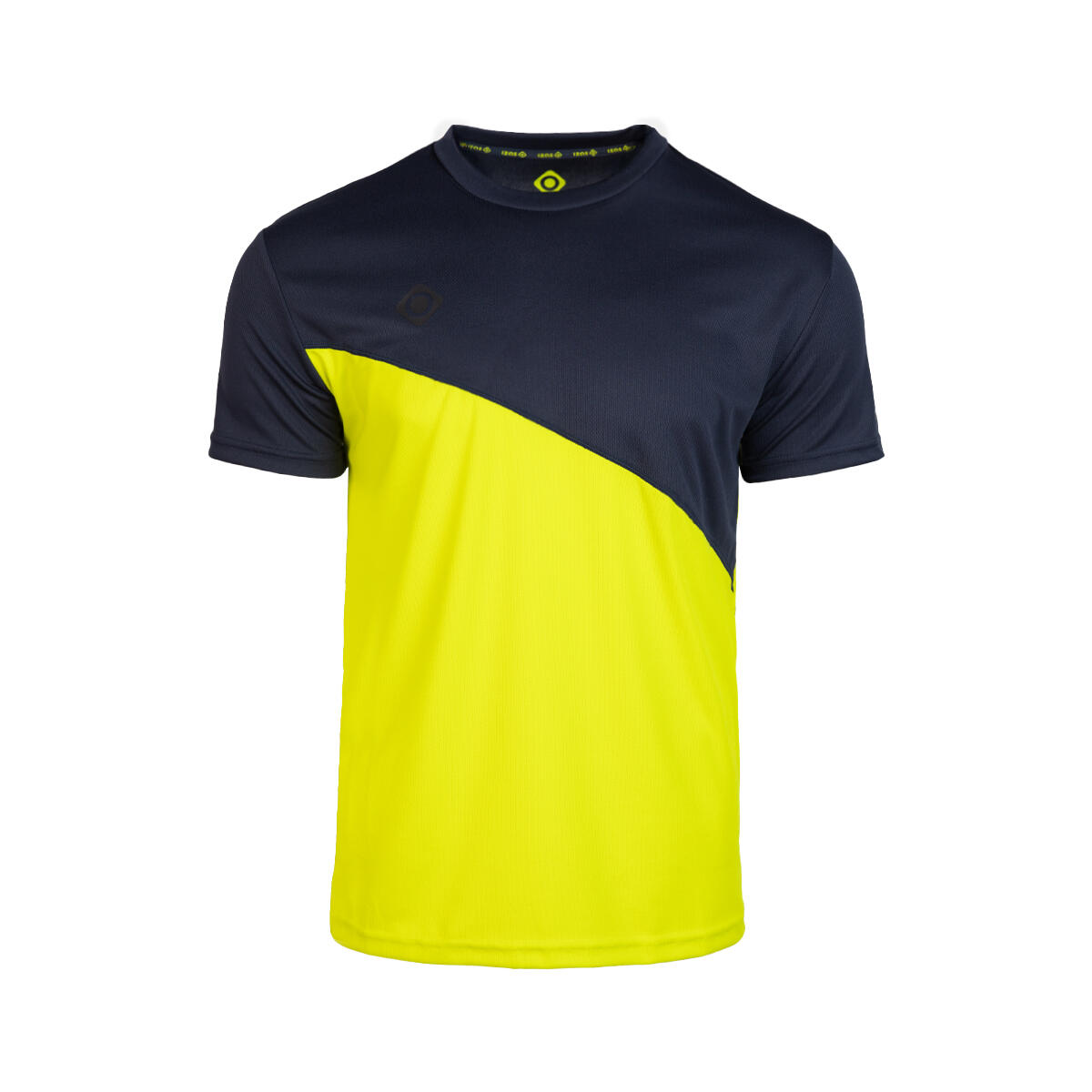 Izas - Izas Abi M V2 Technical Short Sleeve T - Shirt With Dry And Hydrospeed - T-shirt Manches Courtes - Bleu|jaune - 52 2xl - Decathlon