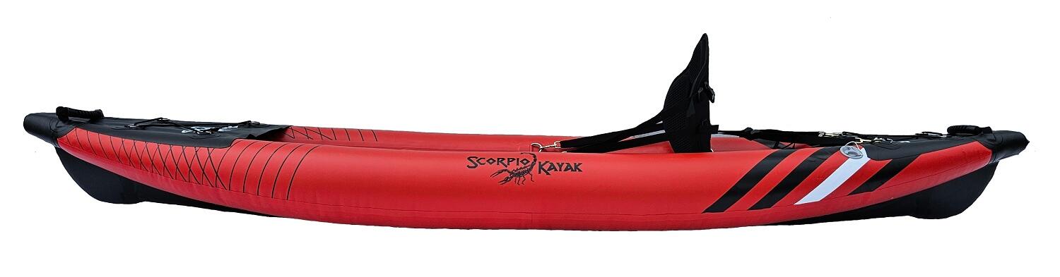 Kajak jednoosobowy pneumatyczny turystyczny do pływania Scorpio kayak Hybrid I 3/7