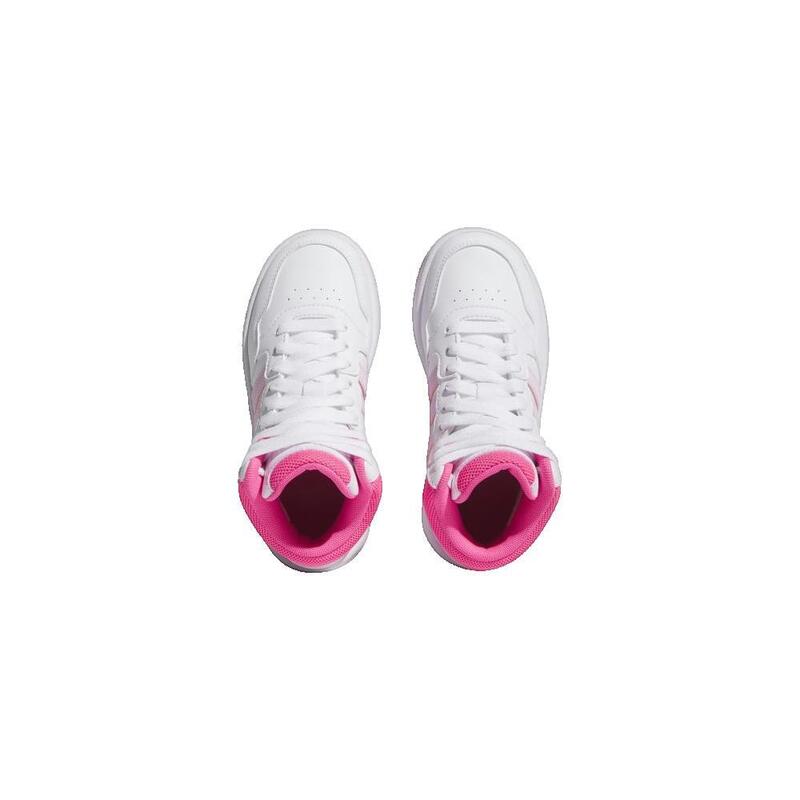 Chaussures Hommes Adidas Hoops 3.0 blanc