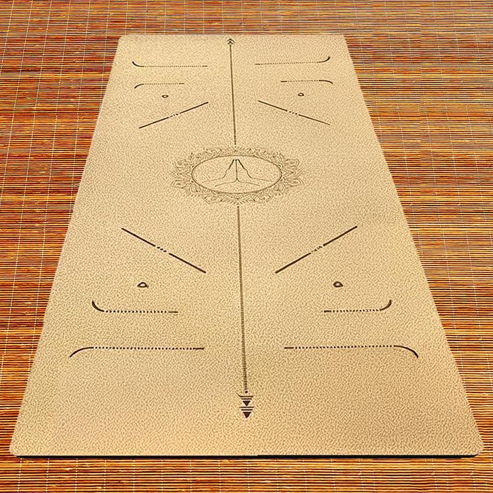Esterilla de yoga corcho, nuevo concepto 3 capas 6mmx68cmx1,83m Pactice 4/7