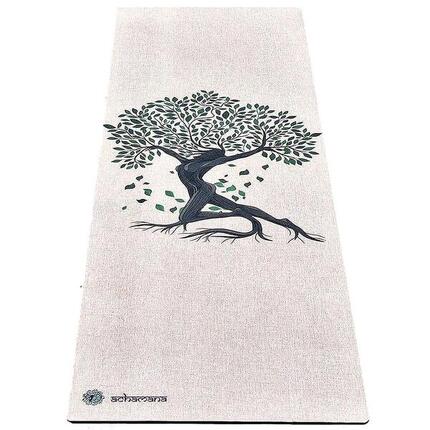 Yogamatte Naturkautschuk & Chanvre4,5 mm - Lebensbaum