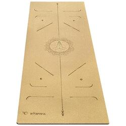 Tapis yoga en liège, nouveau concept 3 plis - 6mm - Bodylines - Namasté