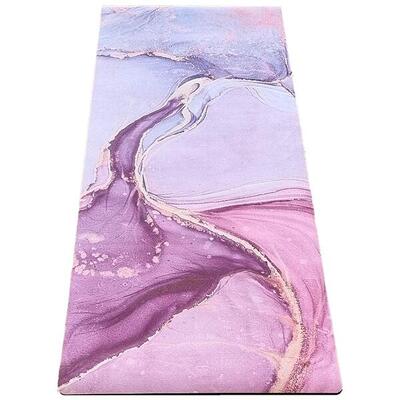 Nieuwe generatie 3-lagige ecologische yogamat 6mmx68cmx1,83m abstracte golf