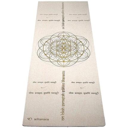 Yogamatte aus Naturkautschuk und Chanvre 4,5mmx61cmx1,83m - Mantra Yoga