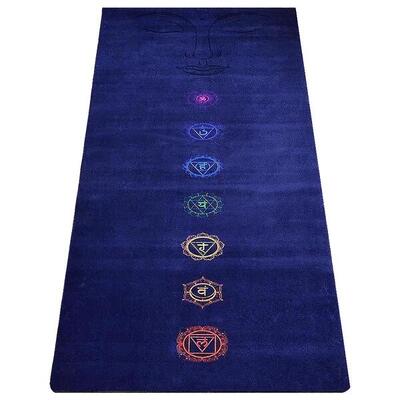 Anti-slip yoga mat, nieuwe generatie, 3-laags, 6mm, boeddha spirit