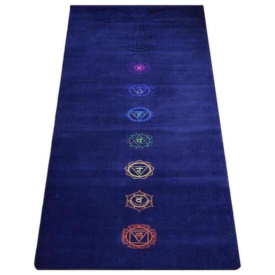 Tapis yoga épais antidérapant new génération, 3 plis - 6 mm - Bouddha spirit