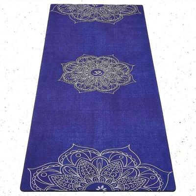 Yogamatte Naturkautschuk & Mikrofaser 5mm68cmx1,83m - Mandala