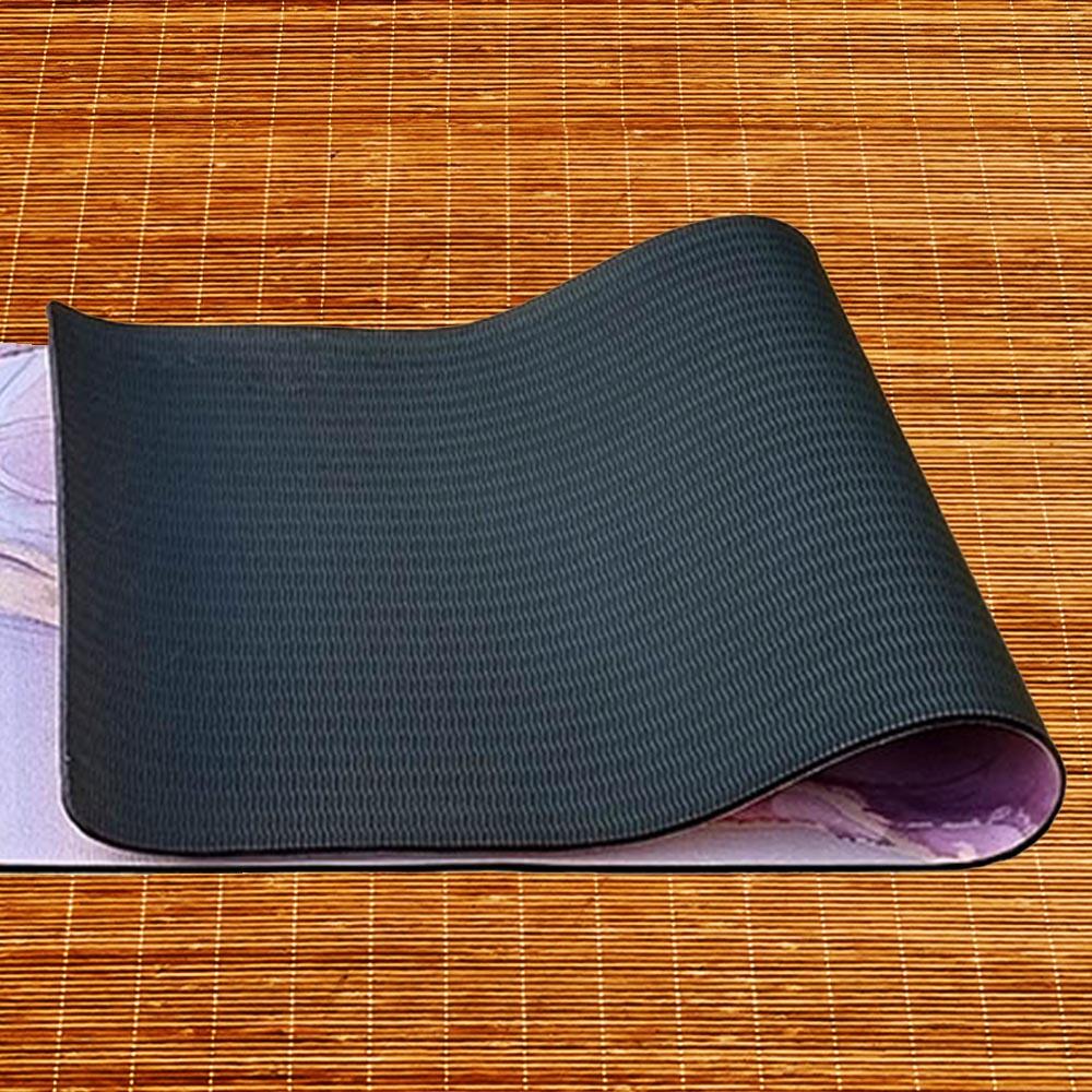 Tapete de yoga eco, nueva generación 3 capas 6mmx68cmx1,83m ola abstracta 4/6