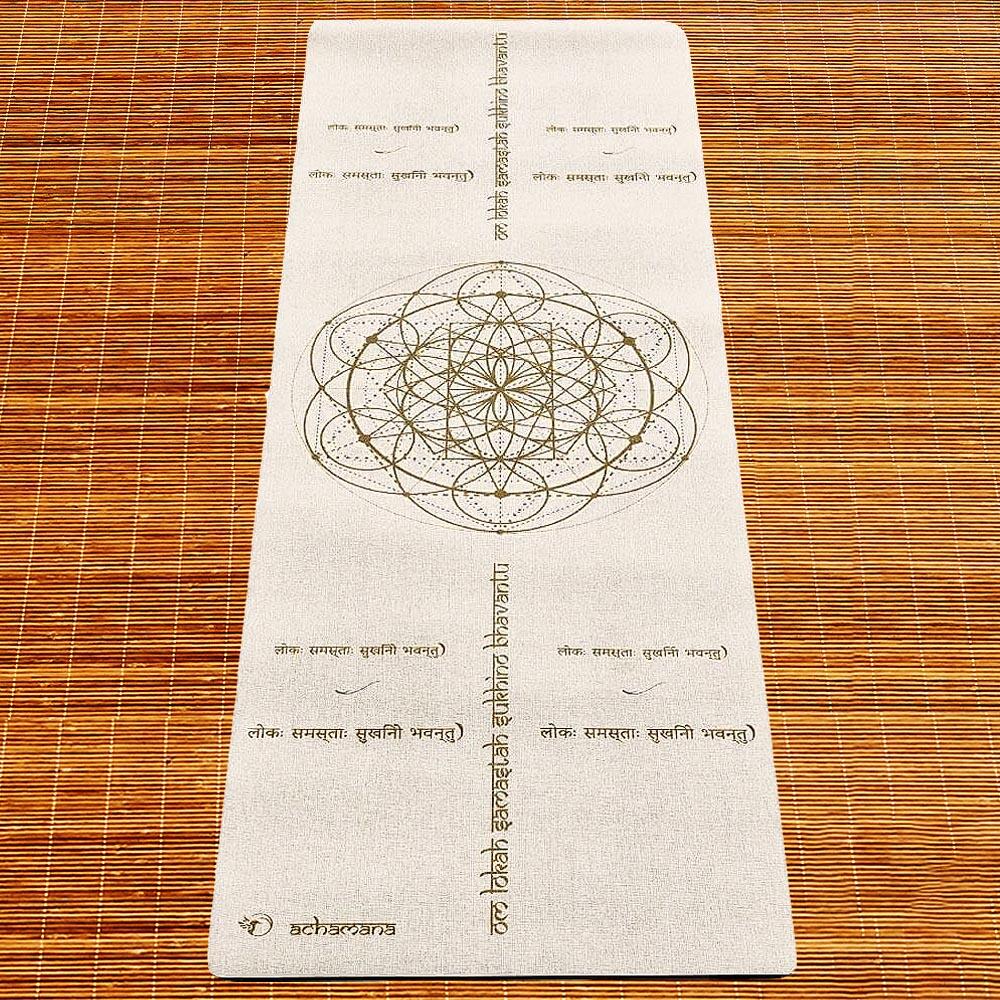 Tapete de yoga caucho natural y cáñamo 4,5mmx61cmx1,83m - mantra yoga 3/7