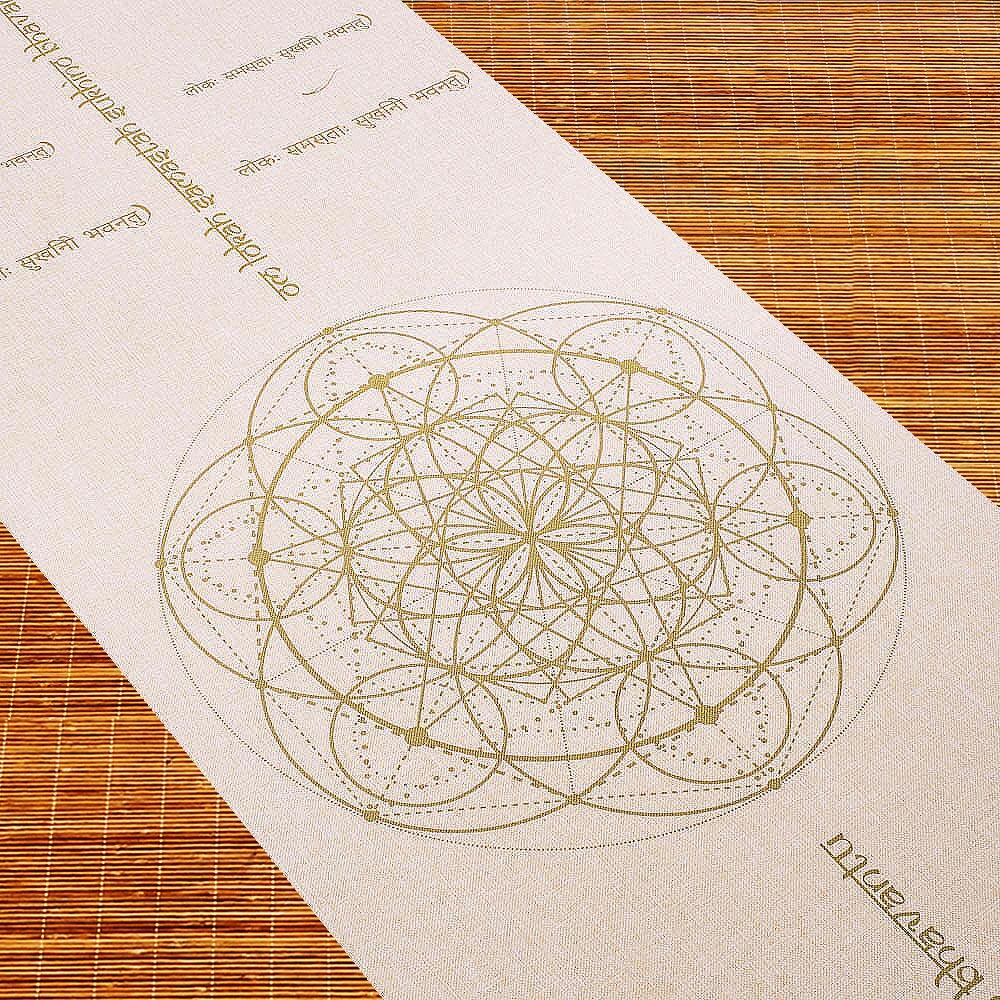 Tappeto yoga in gomma naturale e canapa 4,5mmx61cmx1,83m - mantra yoga 3/7