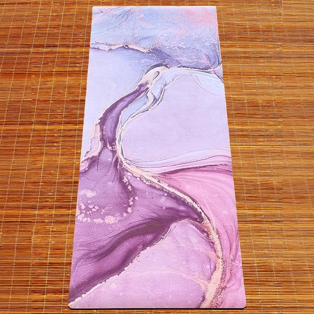 Tapete de yoga eco, nueva generación 3 capas 6mmx68cmx1,83m ola abstracta 2/6