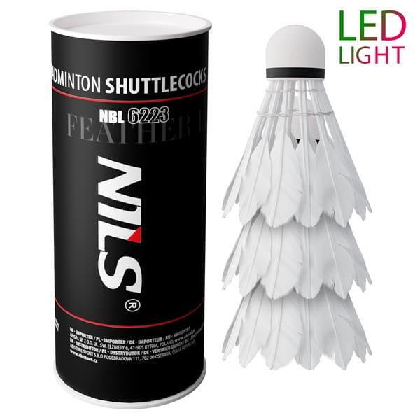 Badminton shuttles LED NBL6223 3 STUKS. NILS 4/5