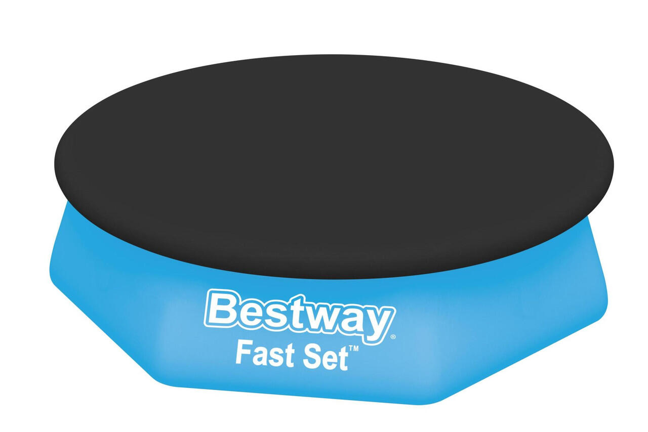 BESTWAY Bestway 8ft Fast Set Round Pool Cover for Above Ground Pool
