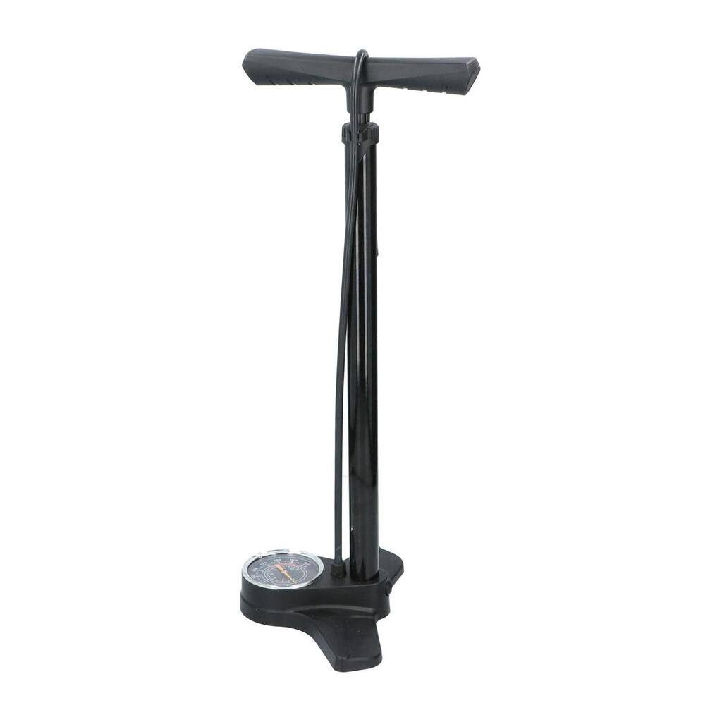 Dunlop floor air pump with pressure gauge