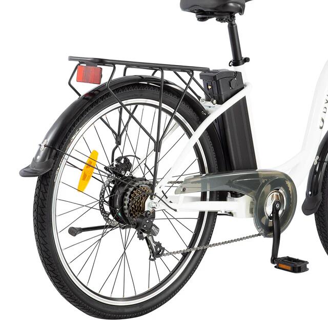 DYU C6 elektrische fiets voor volwassenen 26" 36V 12,5Ah accu 4/7