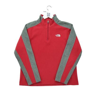 Tweedehands - heren tnf rode fleece pullover - als nieuw