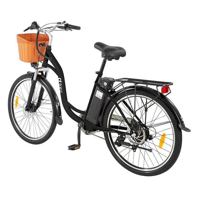 DYU C6 elektrische fiets voor volwassenen 26" 36V 12,5Ah accu 3/7