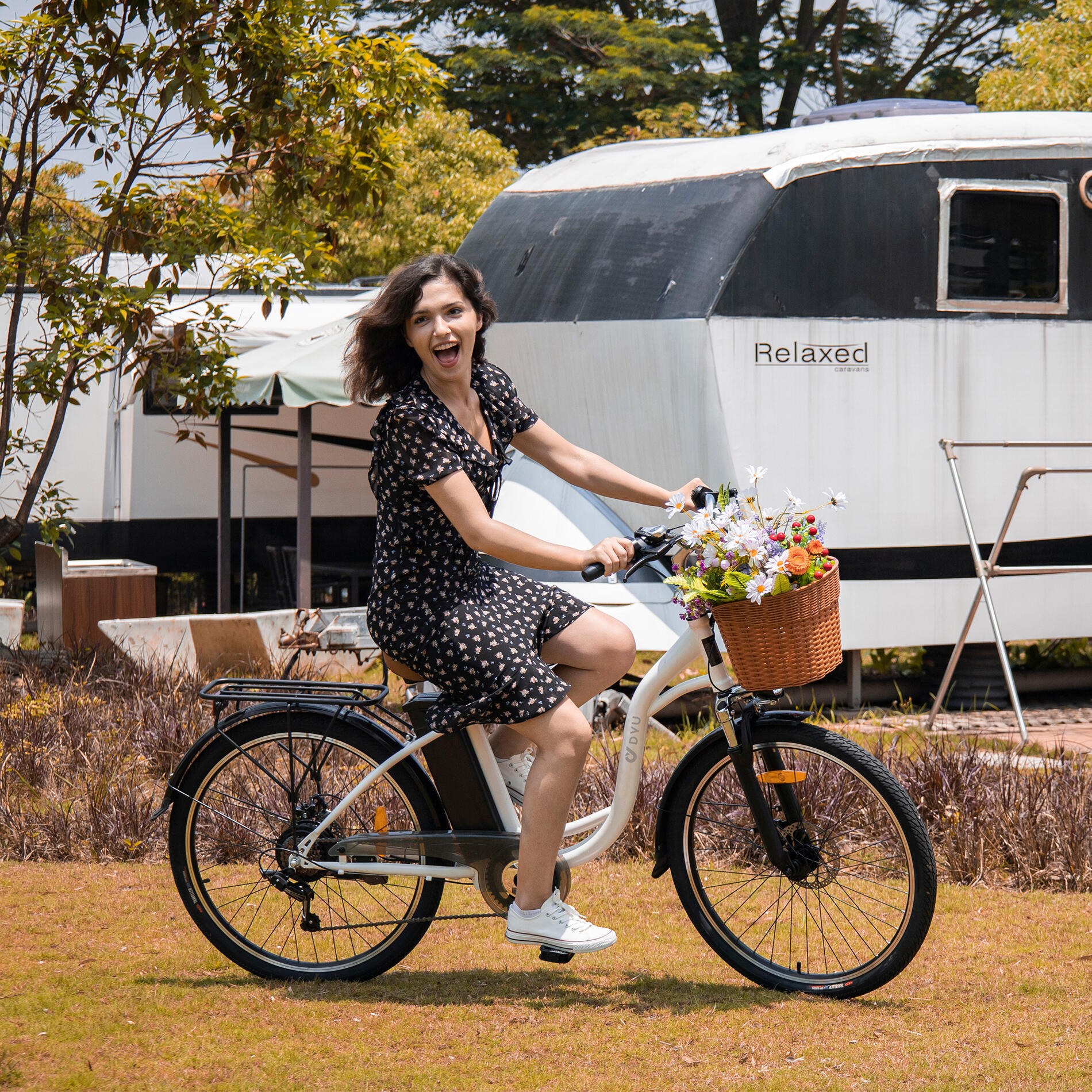 DYU C6 elektrische fiets voor volwassenen 26" 36V 12,5Ah accu 7/7