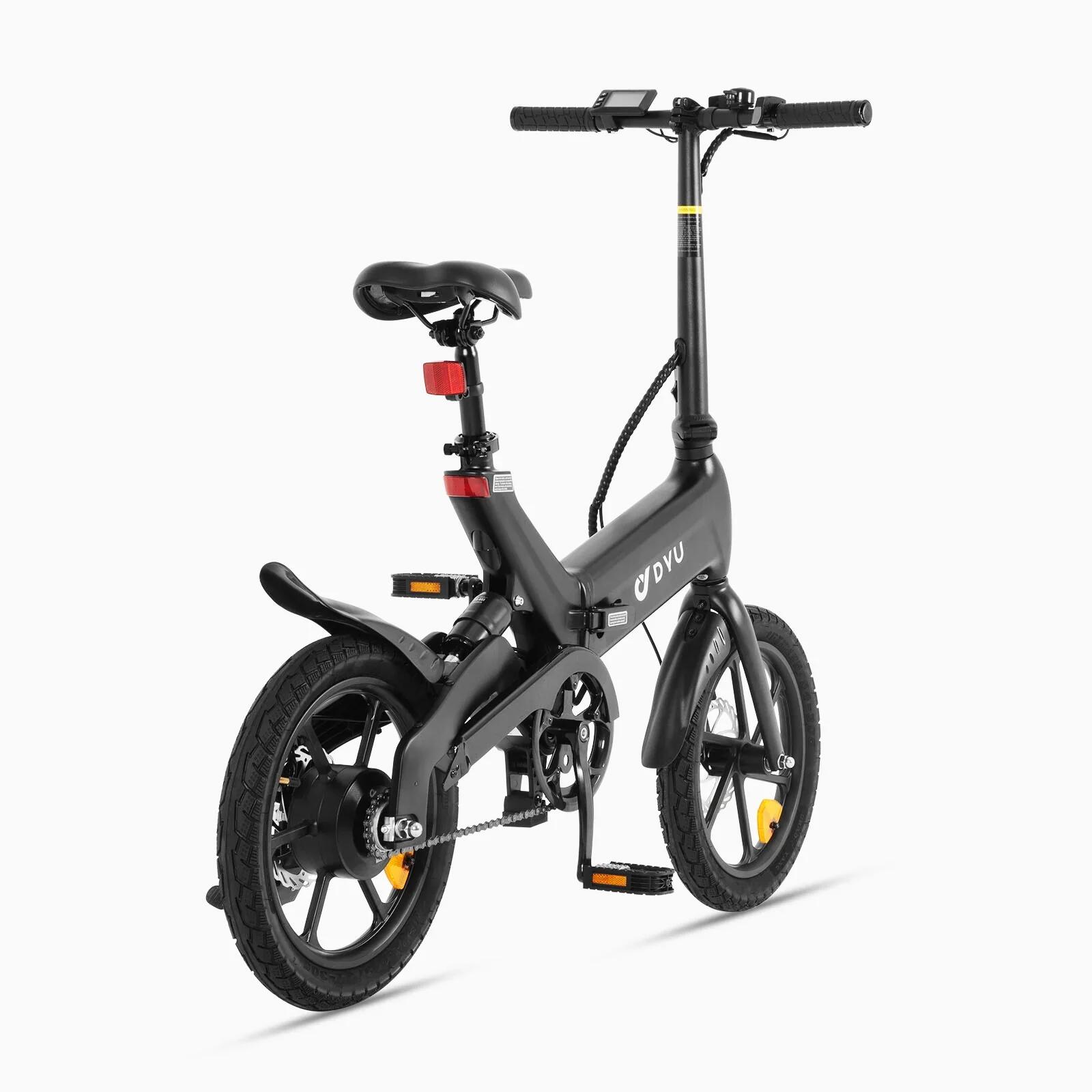 DYU A16 Opvouwbare elektrische fiets, 16'' 250W 36V 10Ah 5/6