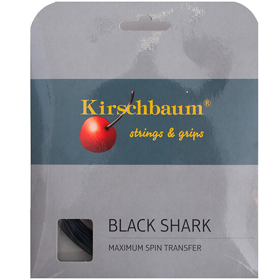 Naciąg do tenisa Kirschbaum Black Shark 1,30 mm 12 m