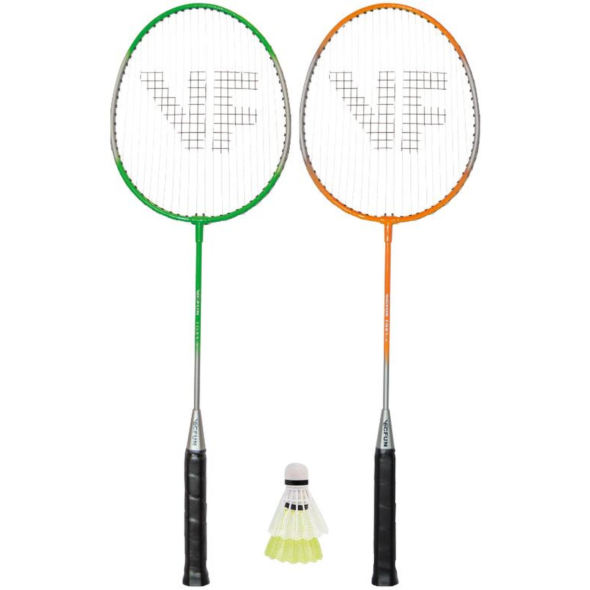 Vicfun - Victor Vicfun Hobby Ensemble De Badminton Type B - Raquette De Badminton - Gris - Taille Unique - Decathlon