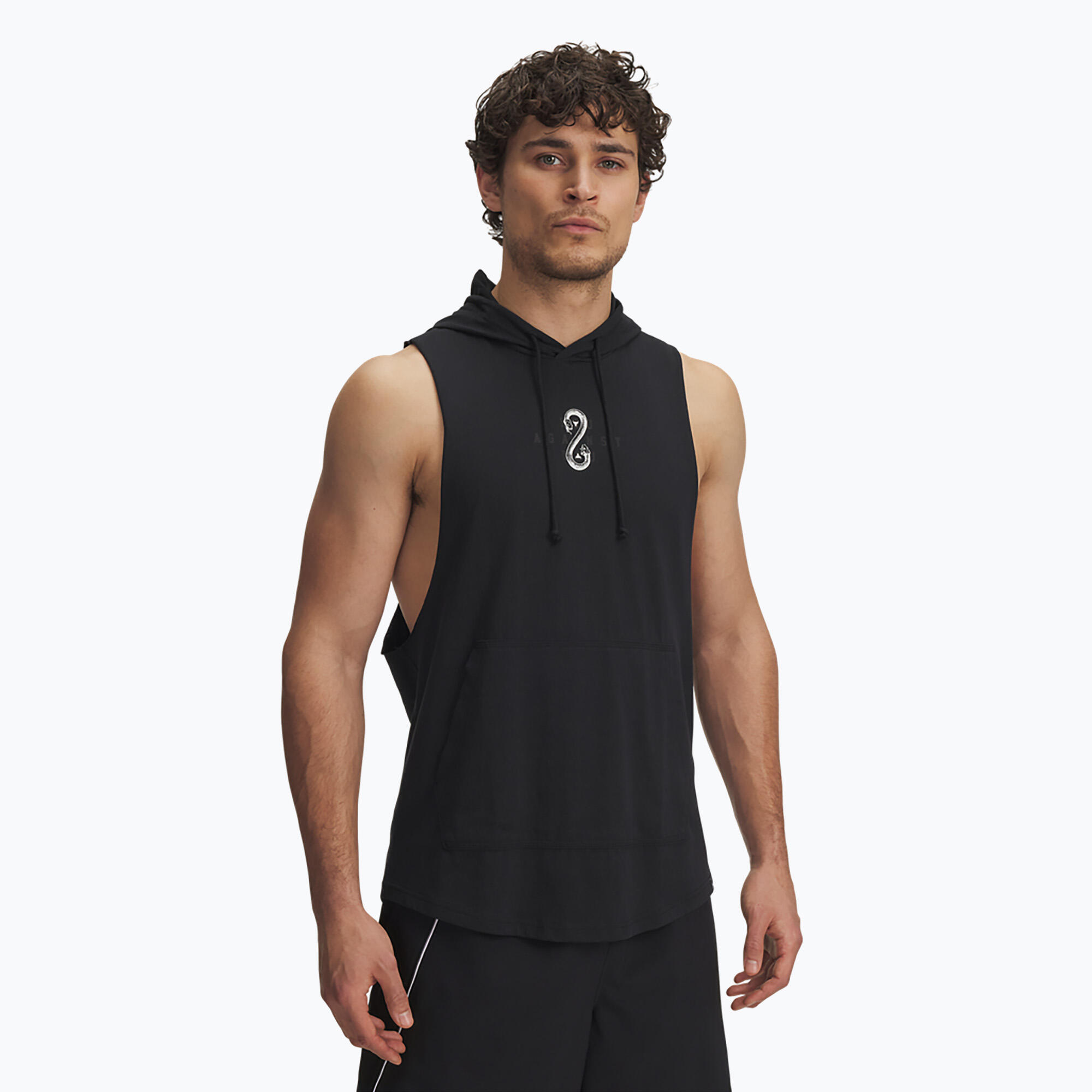 Under Armour - Sweat À Capuche Under Armour Project Rock Snake Sl Pour Homme - Polo Sans Manches - Noir - S - Decathlon