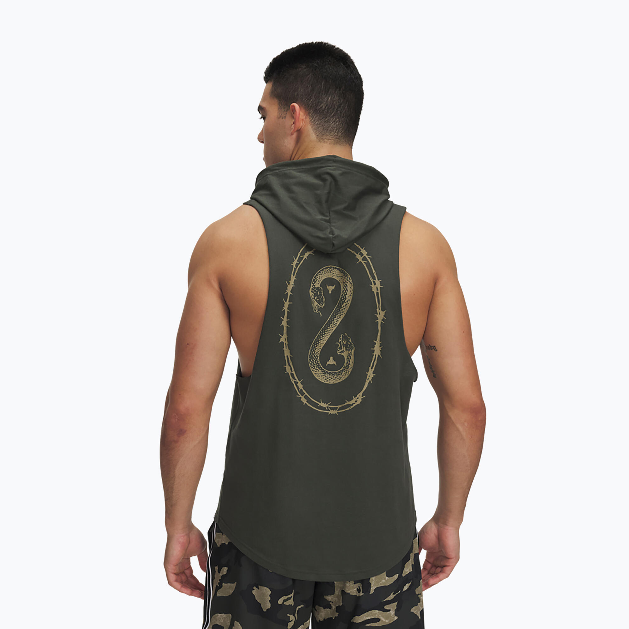 Heren Under Armour Project Rock Snake SL Hoodie 2/3