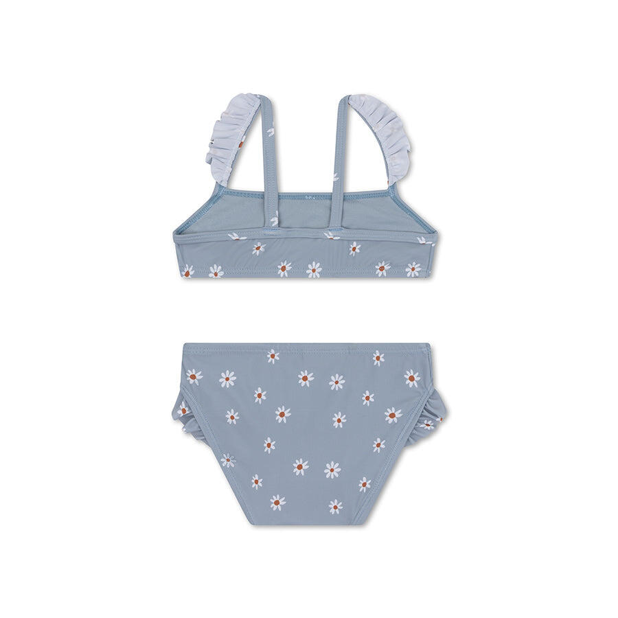 Swim Essentials Bikini - Blu - Fiore di margherita - 110/116 3/7