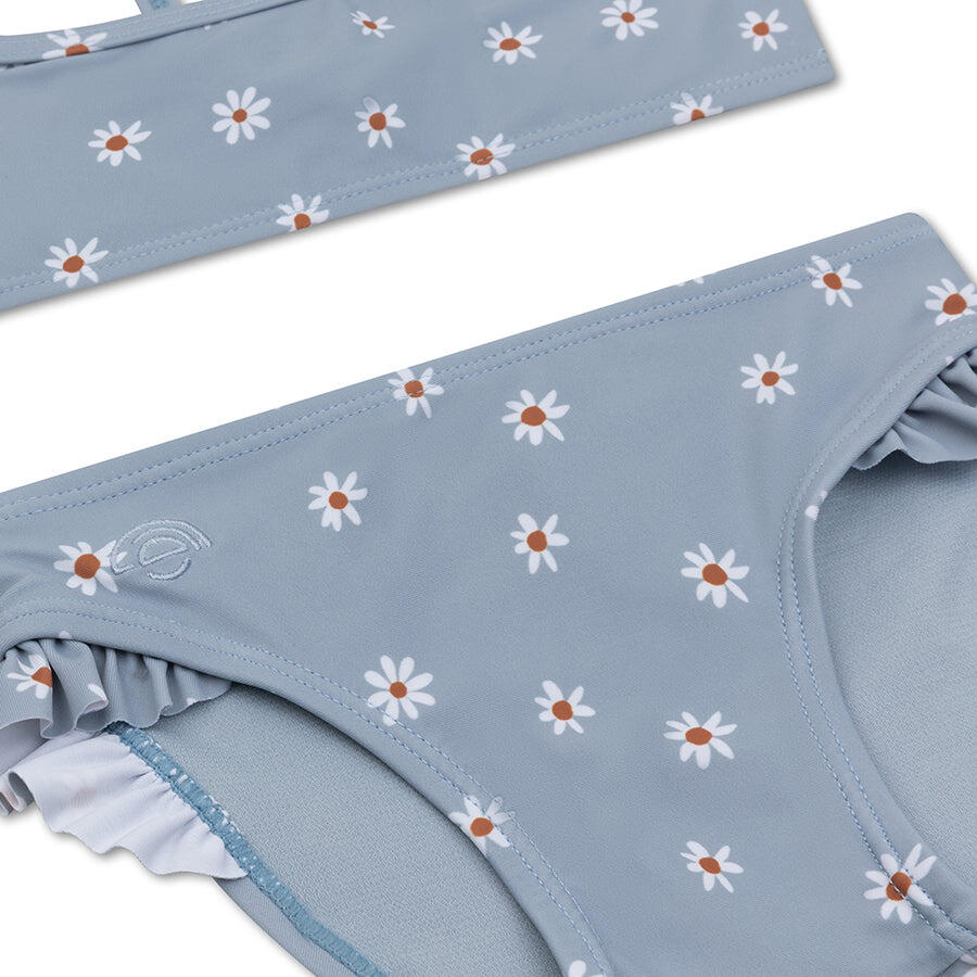 Swim Essentials Bikini - Blu - Fiore di margherita - 110/116 4/7