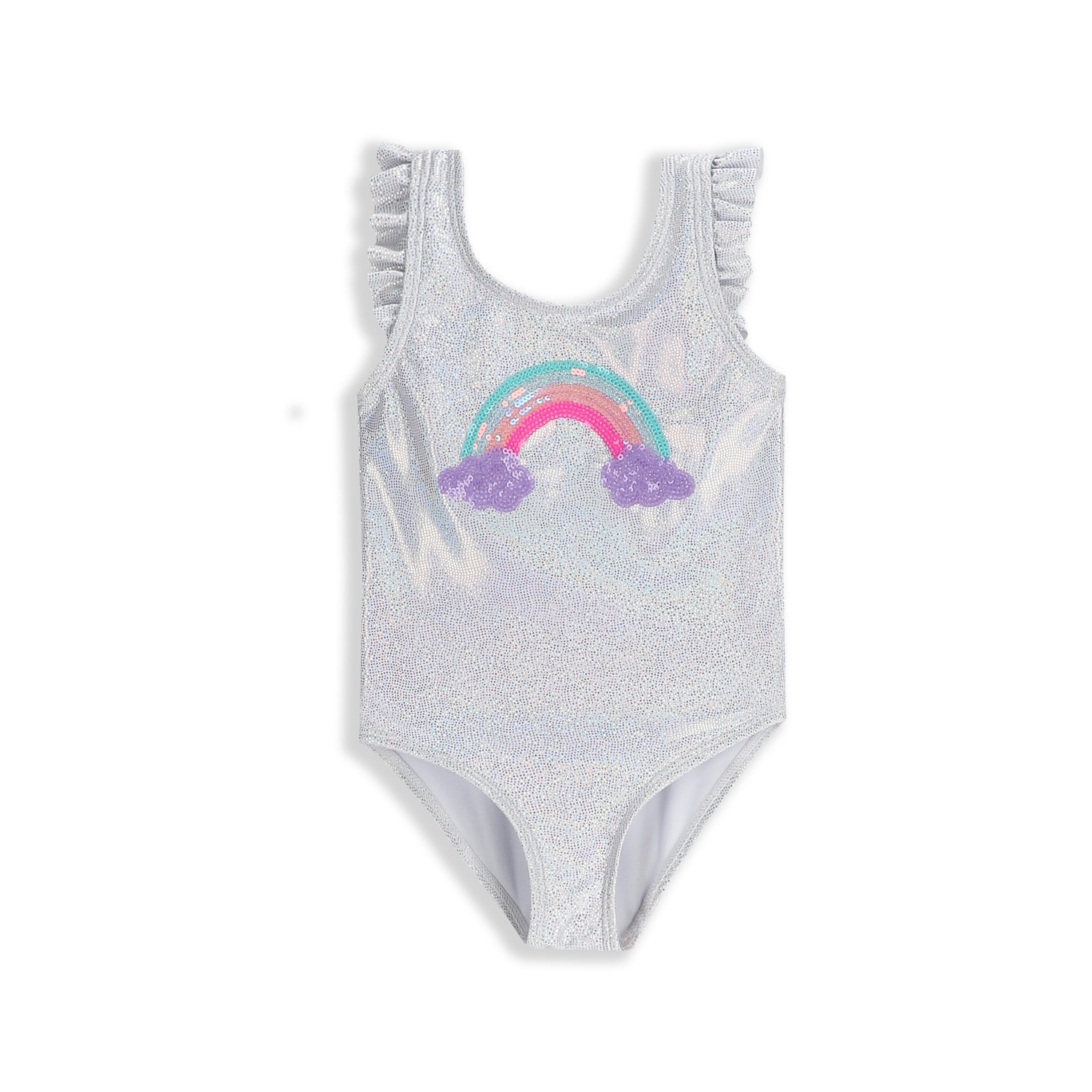 LEMON EXPLORE Dětské plavky jednodílné s volánkem WL5