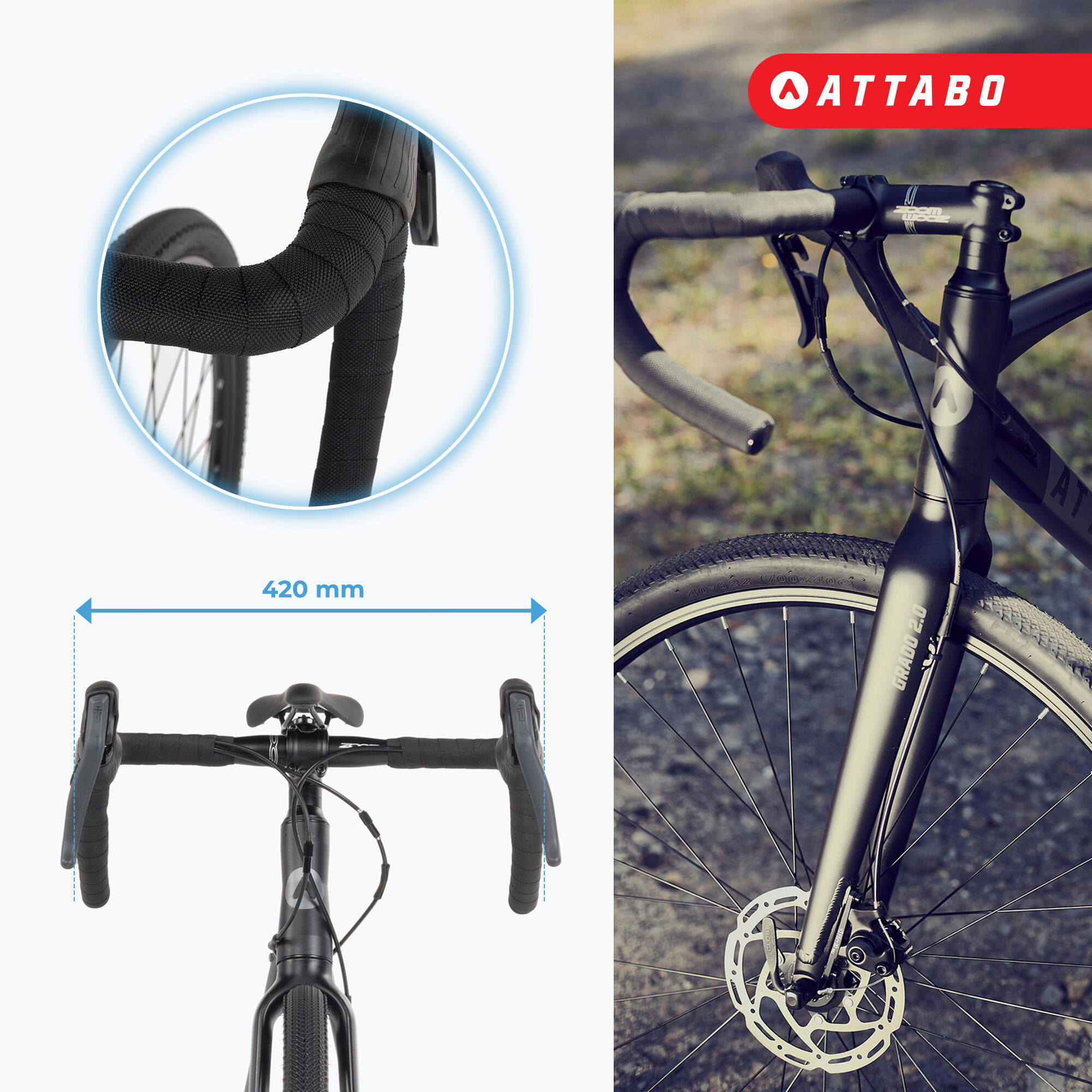 ATTABO GRADO 2.0 grindfiets 3/7