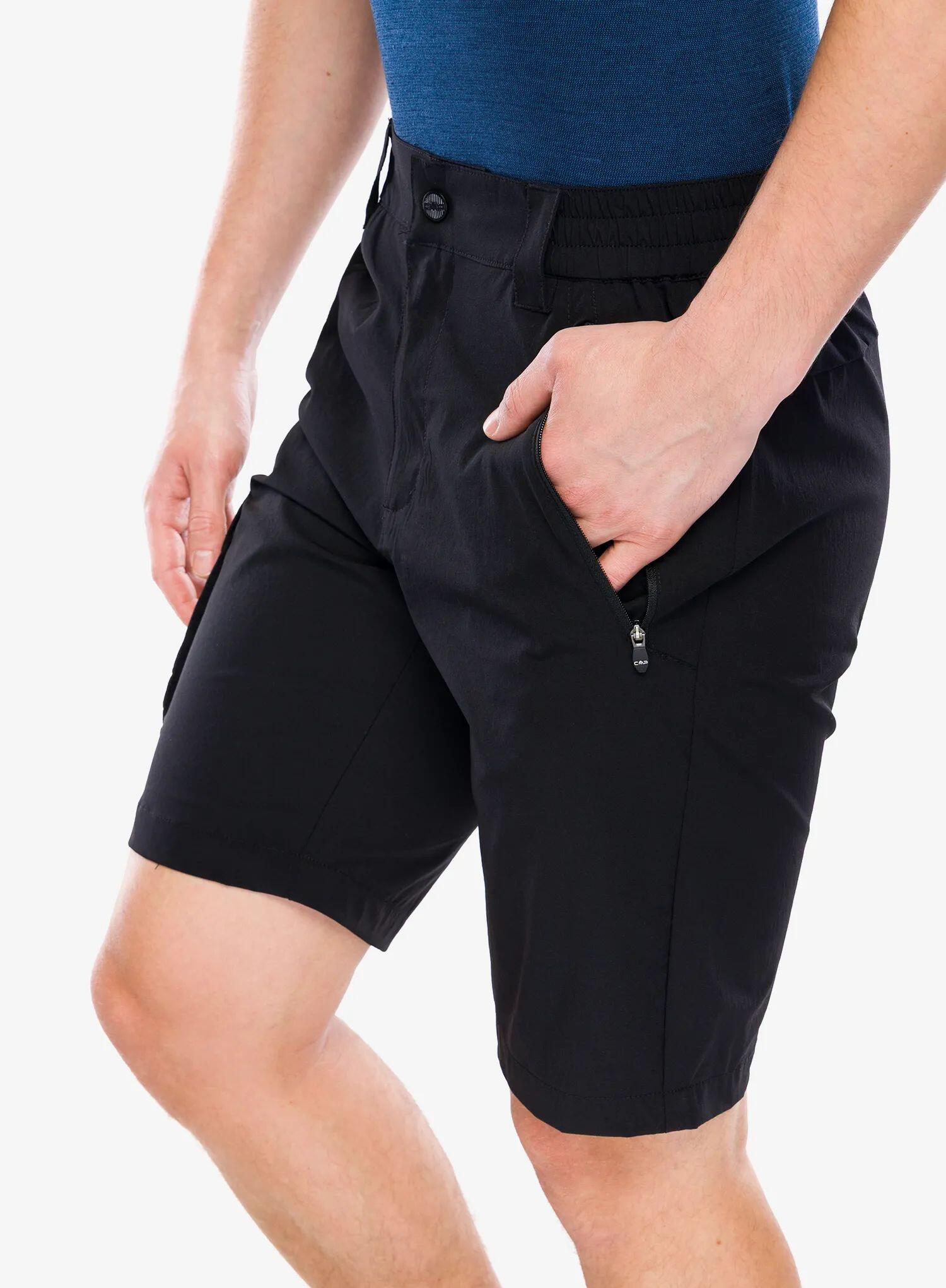 Outdoorhose MAN BERMUDA Wandern/Outdoor/Trekking Herren, männlich NERO 5/7