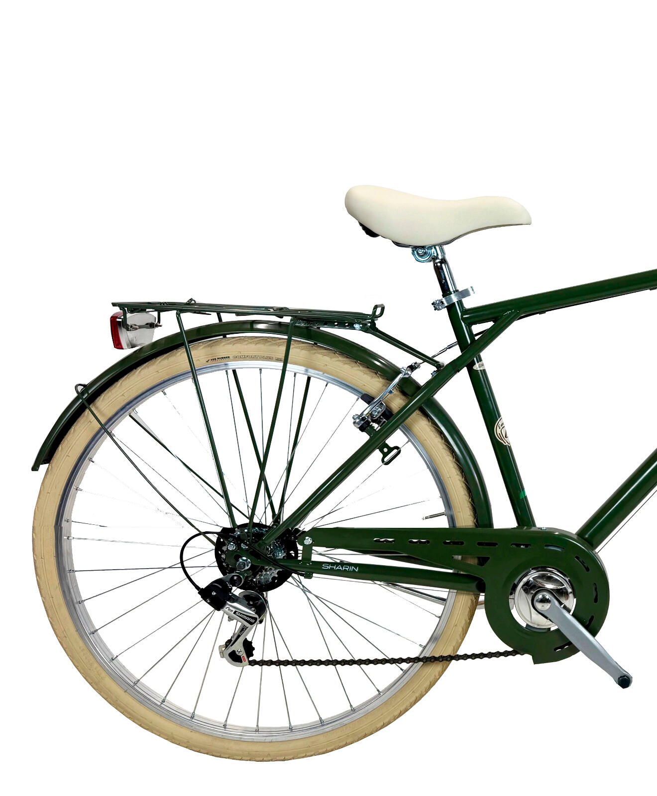 Stadsfiets Dolce Vita by Canellini ROMA 28" man - Groen 3/3