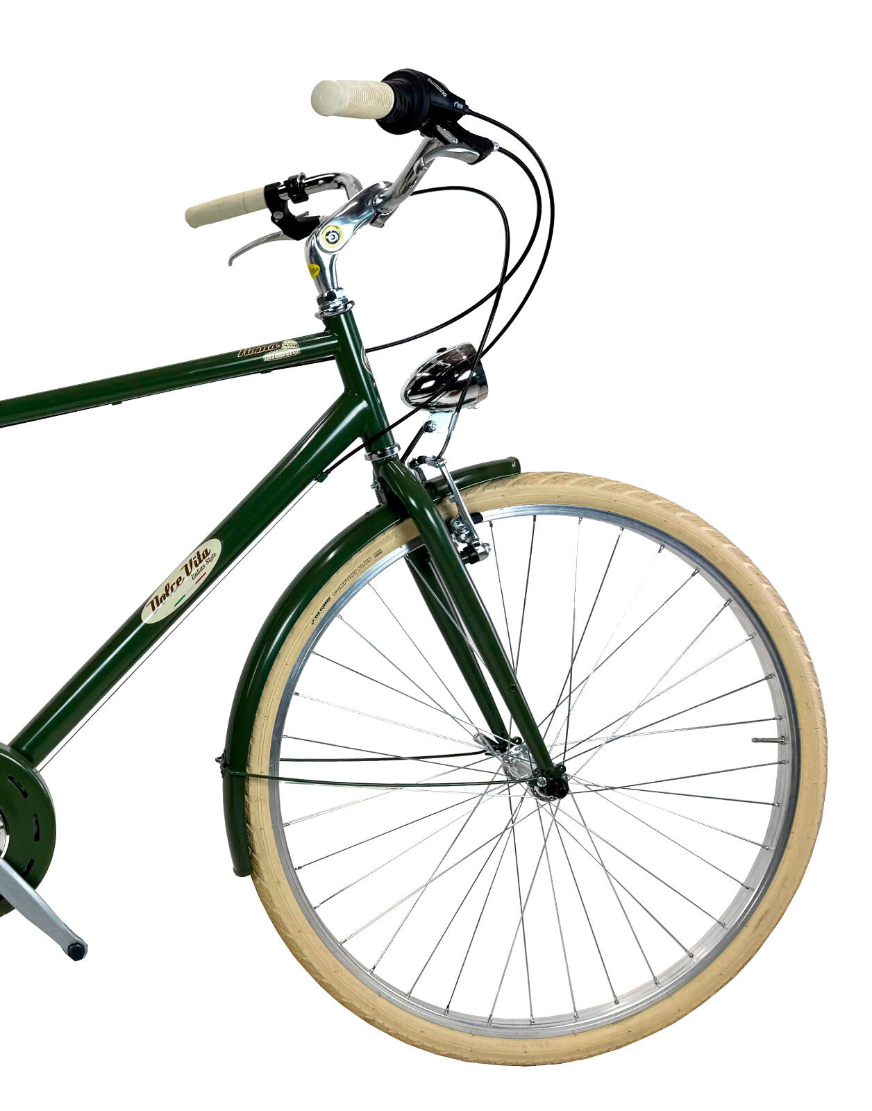 Stadsfiets Dolce Vita by Canellini ROMA 28" man - Groen 2/3