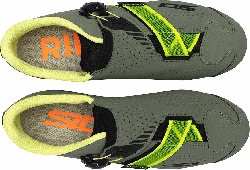 Zapatos AERTIS, verde militar/amarillo 3/6
