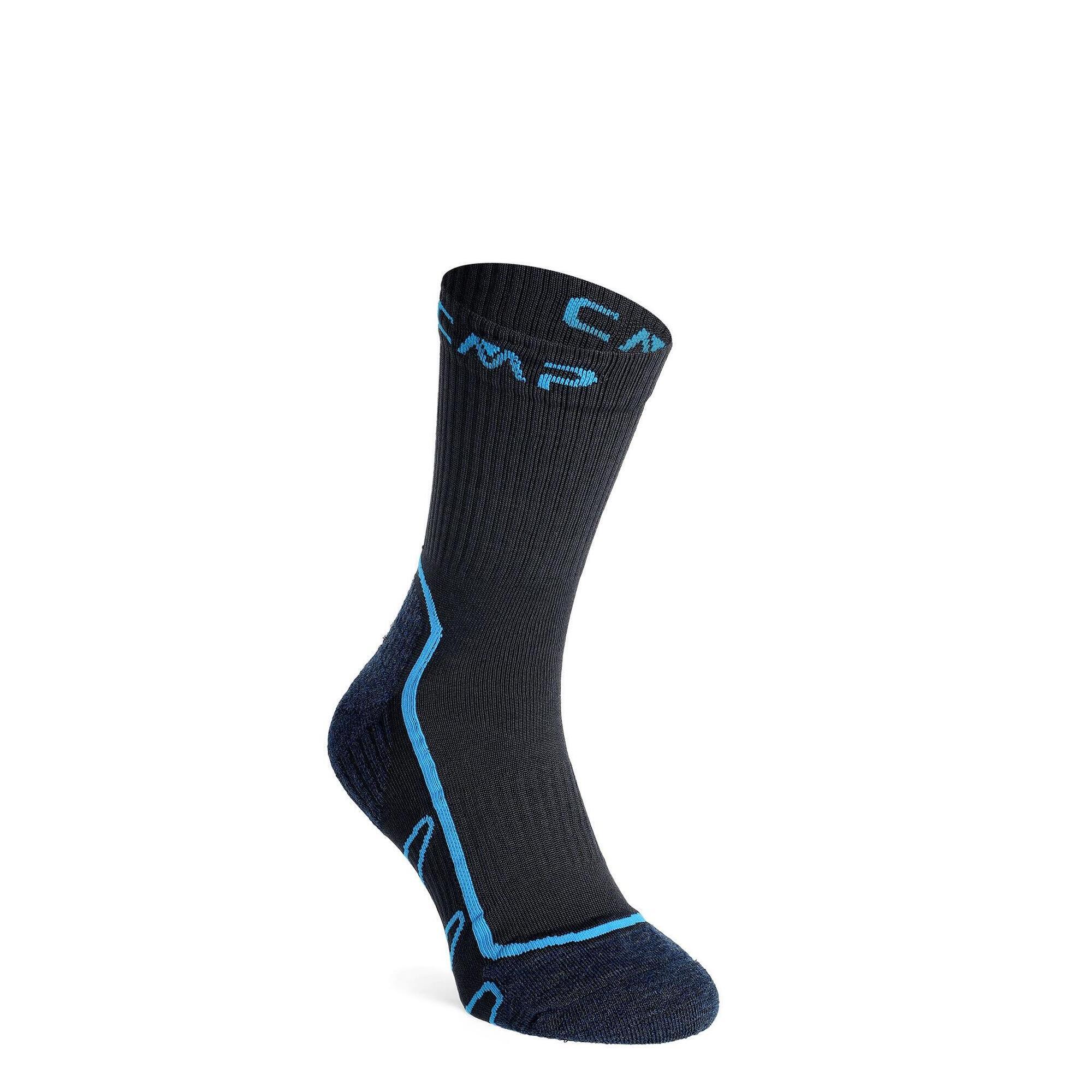 Cmp - Chaussettes Mi-hautes Cmp Trekking Poly - Chaussettes - Bleu - 43/46 - Decathlon