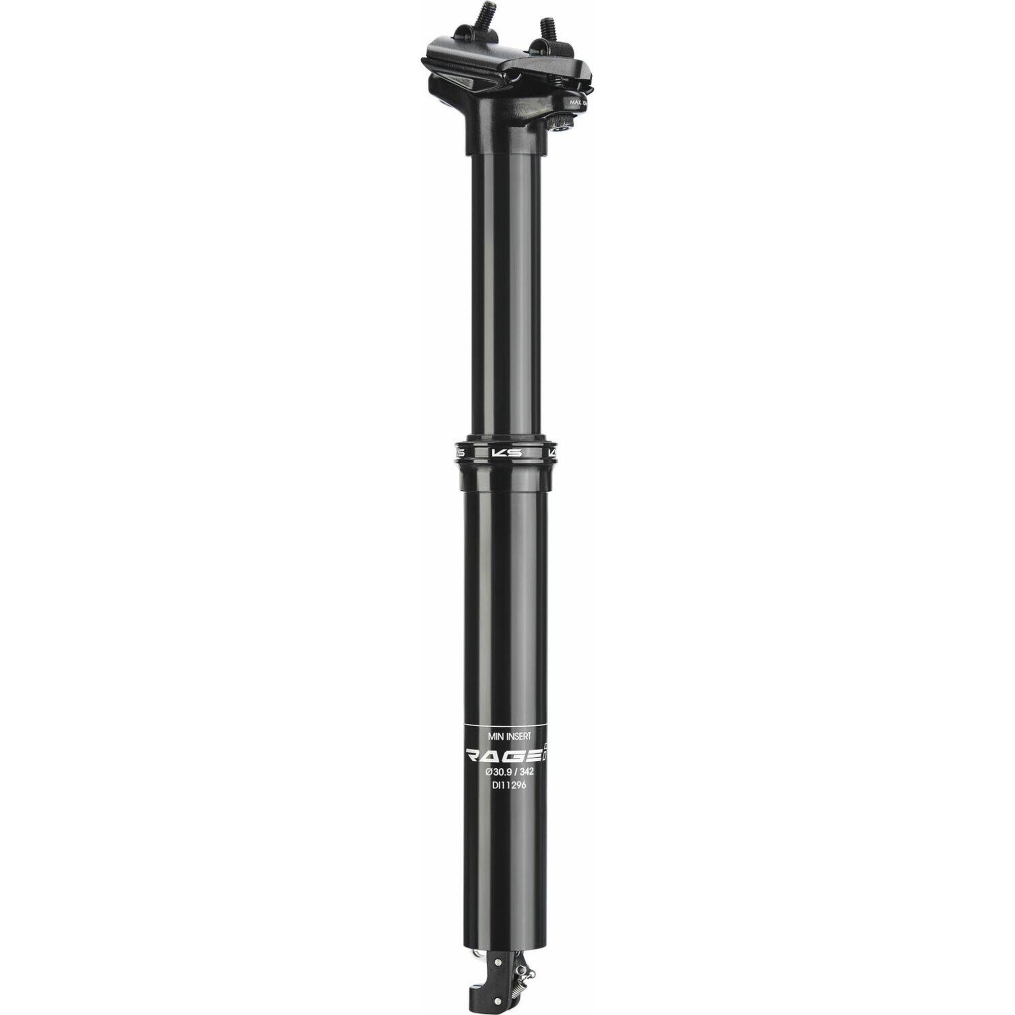 Posto de assento telescópico KS RAGE-I 30.9 Cabo interno de 125mm sem botão