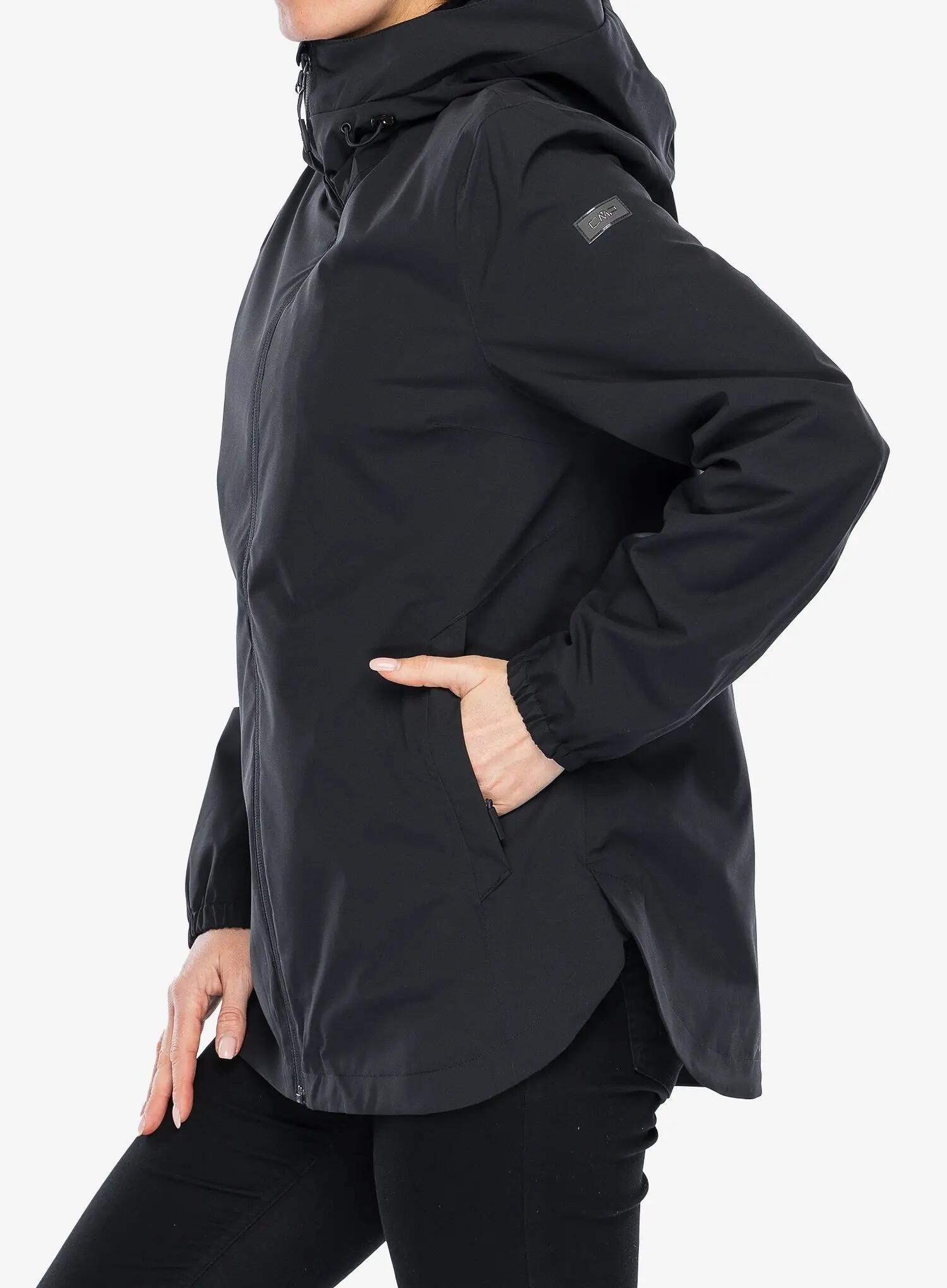 Kurtka przeciwdeszczowa damska CMP Verge Jacket Fix Hood 3/9